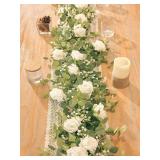 Artificial Sweetheart Roses Vine Silk Flowers...