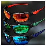 3PCS Sports Polarized Sunglasses for Men...