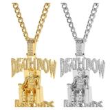 Hip Hop DEATHROW RECORDS Prisoner Necklace...