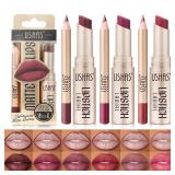 6pcs Lip Liner Pen Set Long-Lasting, Waterproof...