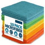 10/pcs Microfiber Cleaning Cloth, Dishwashing...