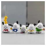 Hot 5Pcs Sanrio Anime Figure3-4cm Kawaii...