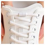 1pair Elastic No Tie Shoelaces Semicircle Shoe...