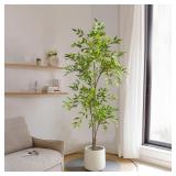75cm Tall Artificial Nandina Plants Fake...