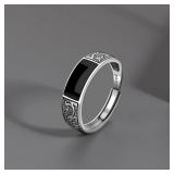 925 Sterling silver plated Men's Ring High...