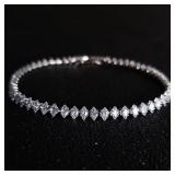 2024 New Marquise Oval Square Cut Luxury Silver...