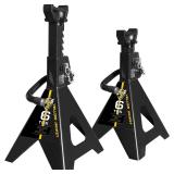 $85 YELLOW JACKET Jack Stands 6 Ton with Double Lo