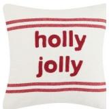 $44 Peking Handicraft - Stripe Boucle Holly Jolly