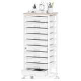 $77 Rolling Cart with Drawers,10 Drawer Rolling Ca