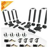 $170 AA-Racks 2 Pair Stainless Steel J-Bar Rack Ro