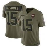 Men's Nike Patrick Mahomes Olive Kansas City Chief