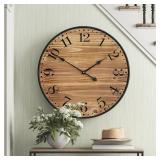 $70 Rustic Farmhouse Wall Clocks for Living Room D