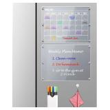 $22 Acrylic Magnetic Calendar for Fridge and Memo