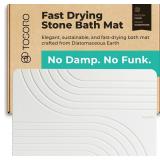 $40 Stone Bath Mat Diatomaceous Earth Shower Mat N