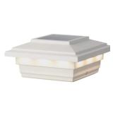 $84 Solar 4x4 and 6x6 Matte White Plastic LED Deck