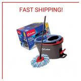 O-Cedar EasyWring RinseClean Microfiber Spin Mop &