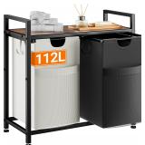 $66 Lulive Double Laundry Hamper, Multifunctional