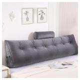 $100 Wedge Headboard Pillows + Head Roll Pillow Be