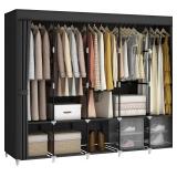 $57 83 Inch Wide Portable Closet Wardrobe, Clothes