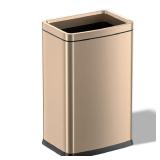 $98 6.6 Gallon/25L Stainless Steel Square Trash Ca