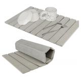 Large Stone Dish Drying Mat for Kitchen Counter, E