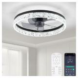 $60 Ceiling Fans with Lights and Remote, 20 Inch C