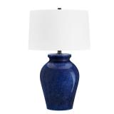 $57 Ivydale Blue Ceramic 22.5 in. Indoor Table Lam