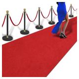 $40 PBHEPJ 3ft x 10ft Extra Thick Red Carpet Runne