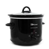 $23 3 Qt. Slow Cooker Black