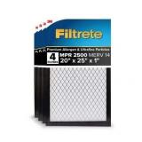 $72 Filtrete 20x25x1 HVAC Furnace Air Filter, MPR