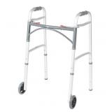 $30 Drive Medical Deluxe Two-Button Folding Walker