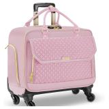 $74 Rolling Laptop Bag BLACK Briefcase for Women w