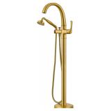 $283 Free Standing Tub Faucet, Hanallx Luxury Brus