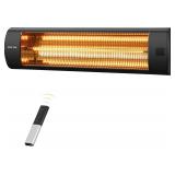 $99 EAST OAK Electric Patio Heater | 1500W Wall Mo