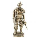 $80 Navy Seal 13' Bronzed Resin Military Statue #8