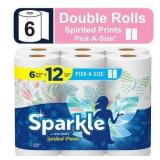 $13 Sparkle Pick-a-Size Paper Towels, Multi-Color,
