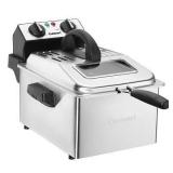 $100 Cuisinart 4qt Deep Fryer - Stainless Steel -