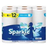 $14 Sparkle Pick-A-Size Paper Towels 110 sheet 2 p