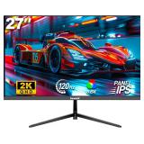 $120 Gawfolk Gaming Monitor 27 inch QHD IPS, PC Sc