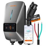 $420 WOLFBOX Level 2 EV Charger 48 Amp - Smart Dis