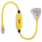 $25 EP 3 Ft Lighted GFCI Extension Cord with 3 Ele
