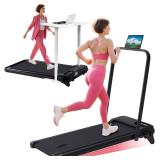 $140 Portable Treadmill with Handles & Adjustable