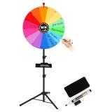 $50 GADFISH 24-inch Spinning Prize Wheel, Ajustabl