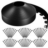 $70 AGTEK 98FT Plastic Landscape Edging Kit 3inch