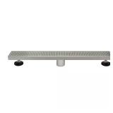 $90 24 in. Square Pattern Designer Linear Drain