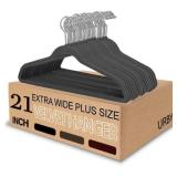 $48 Extra Wide Hangers for Plus Size Clothes, Ganc