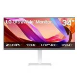 $270 LG UltraWide 34' FHD IPS White Monitor 100Hz