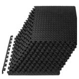 $58 ProsourceFit Puzzle Exercise Mat , EVA Interlo