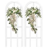 $54 HPC DECOR Rustic Window Frame Wall Decor Set o