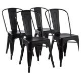 $127 Amazon Basics Metal Dining Chairs, Easy to As